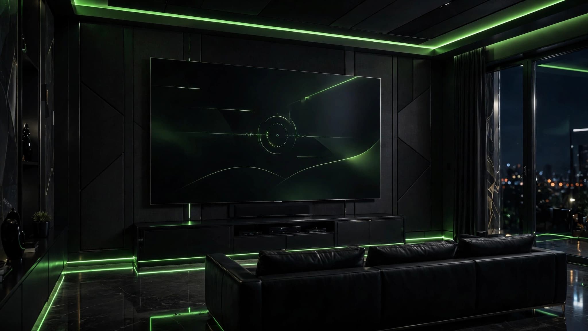 Fernseher in modernem Wohnzimmer als Symbolbild für IPTV Smarters Pro auf dem Smart TV