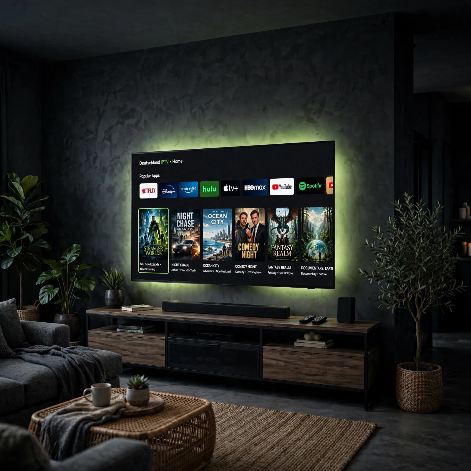 IPTV TV Streaming-App auf mehreren Geräten