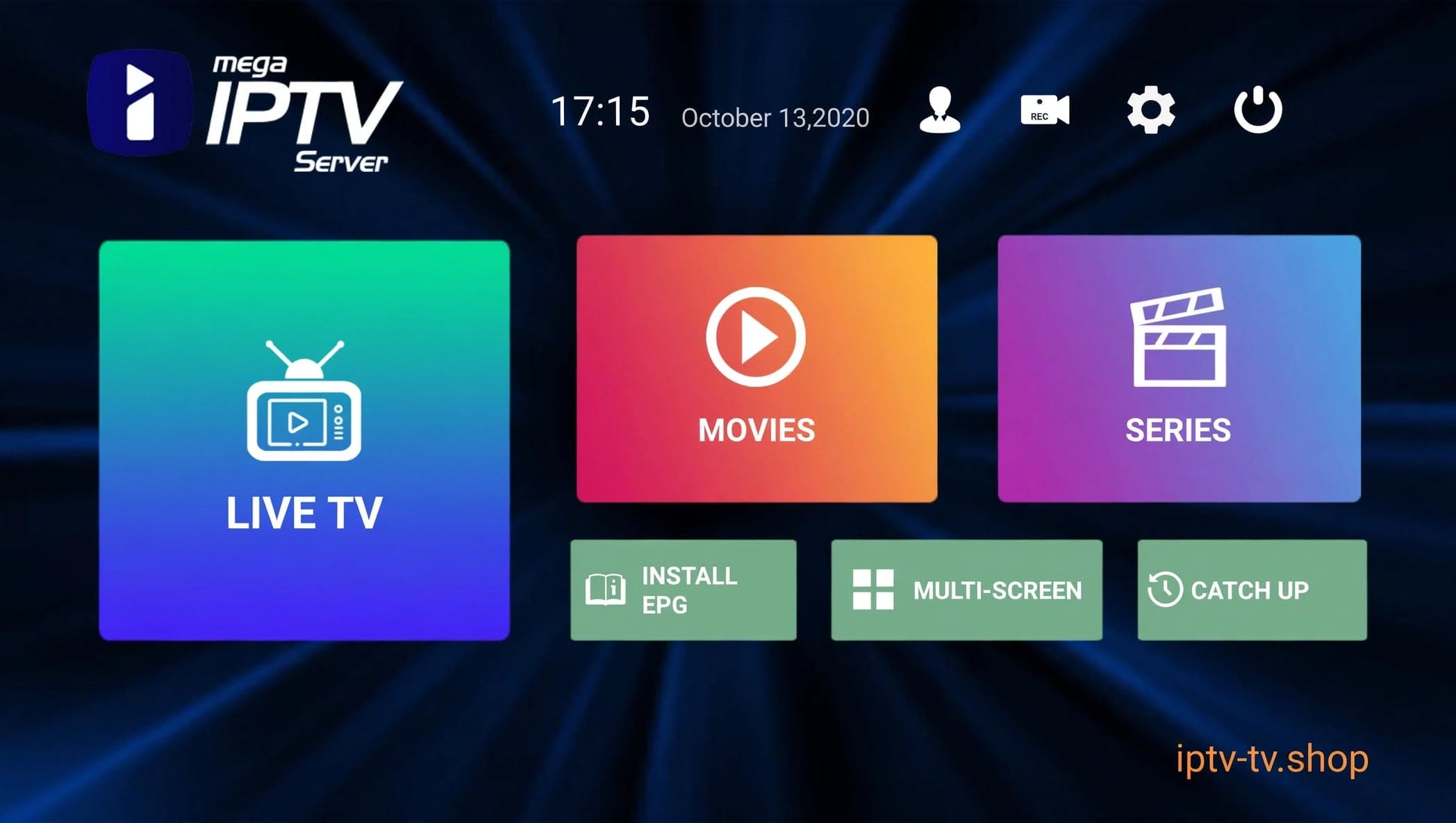 Kategorien, Live-TV und EPG laden nach dem Xtream-Codes-Login in IPTV Smarters Pro