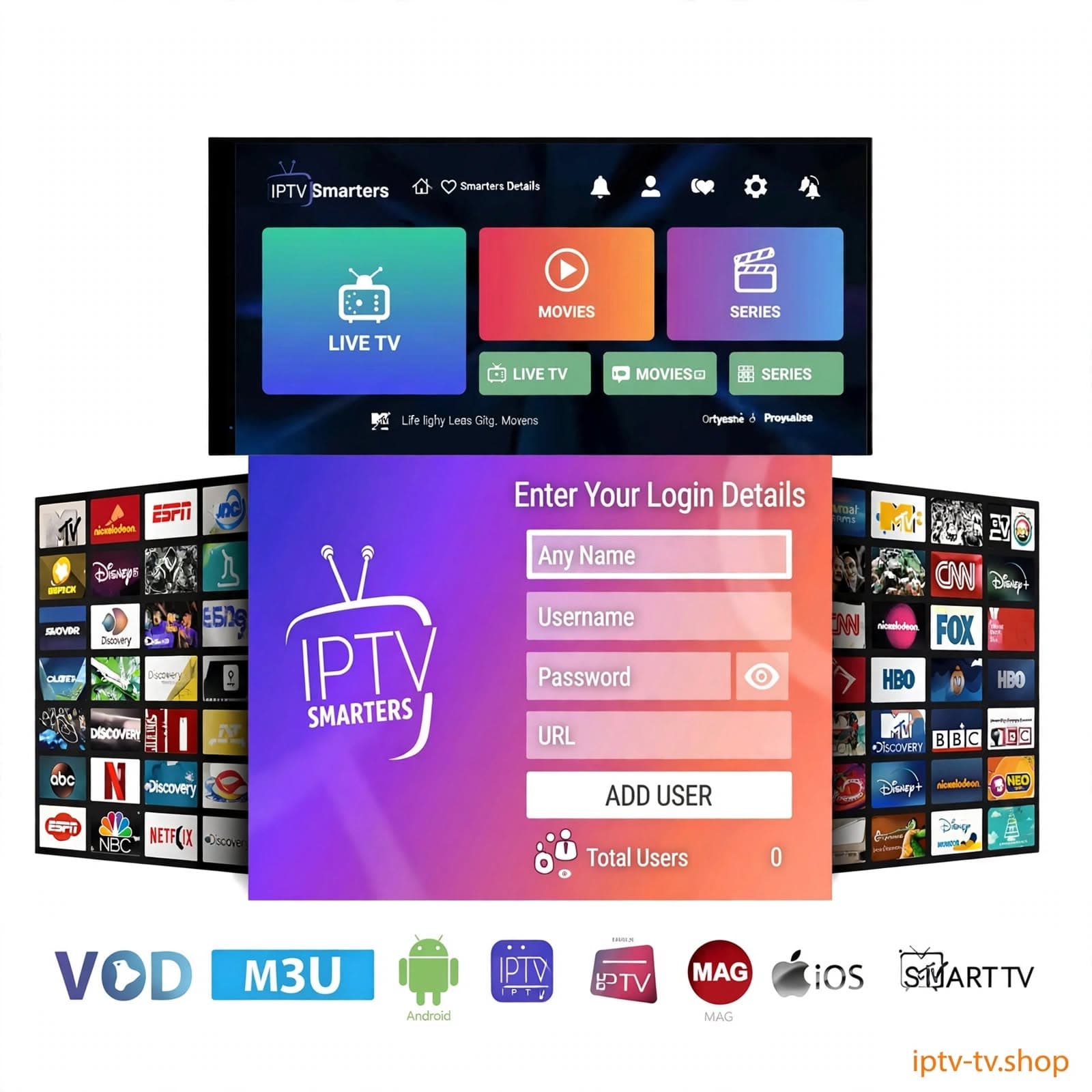 IPTV Smarters Pro auf verschiedenen Geräten für die Xtream-Codes-Anmeldung vorbereiten